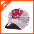 fashion custom embroidery pattern distress baseball cap trucker cap